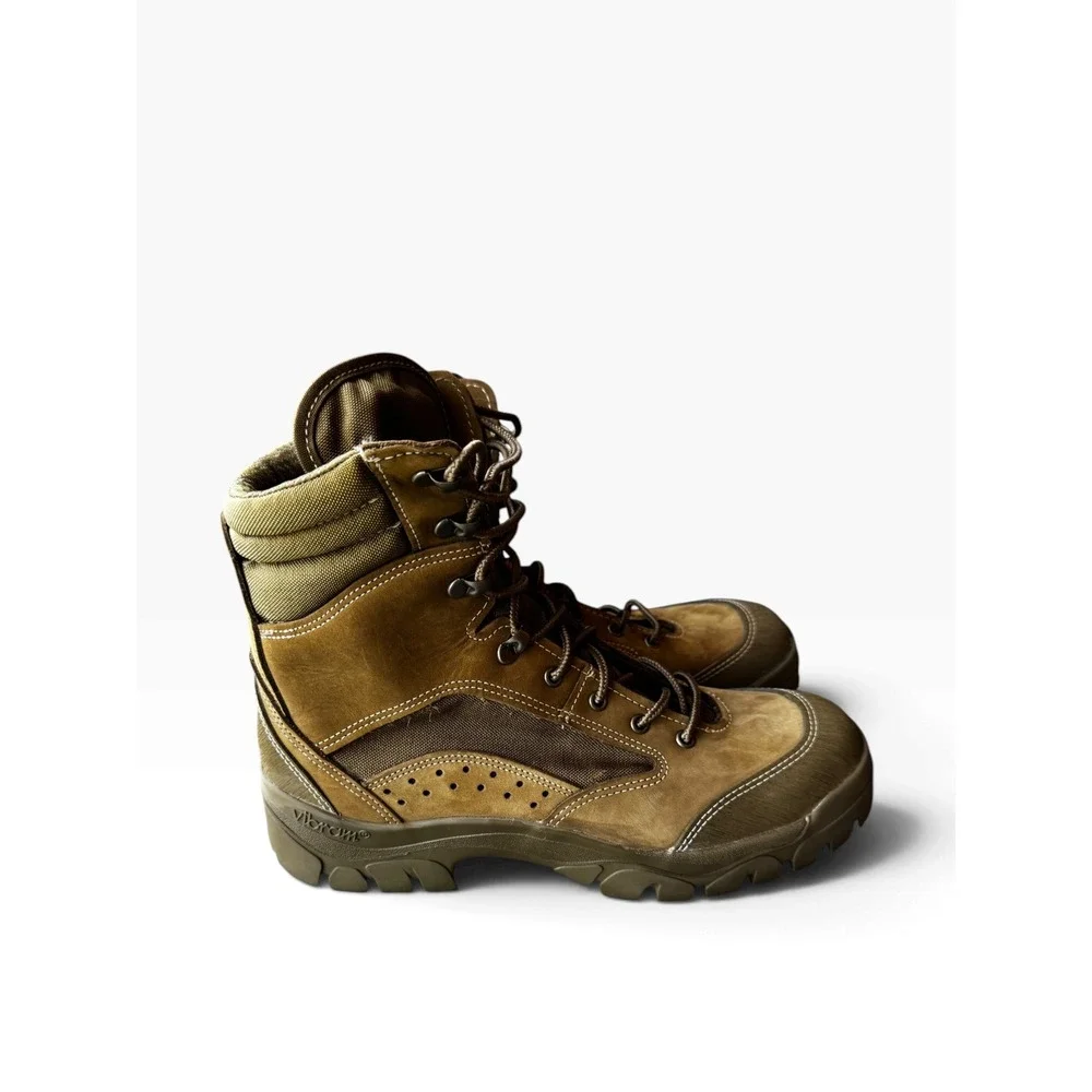 Bates E03512B USMC Lightweight Combat Boots Olive Mojave Leather Vibram Mens 9W